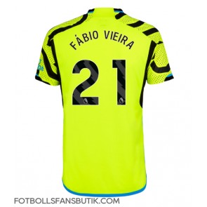 Arsenal Fabio Vieira #21 Replika Bortatröja 2023-24 Kortärmad